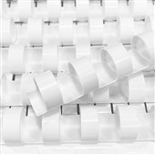 GBC PLASTIC BINDING COMB ROUND 21 LOOP 10MM A4 WHITE PACK 100