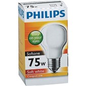 PHILIPS LIGHT BULB SCREW END 75W