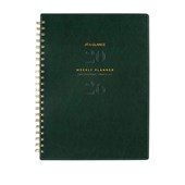 ATAGLANCE SIGNATURE 2026 A4 DIARY WEEK TO VIEW GREEN