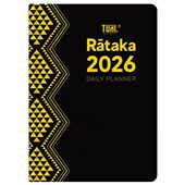 TUHI BILINGUAL DIARY A41 PREMIUM RATAKA BLACK AND GOLD 2026