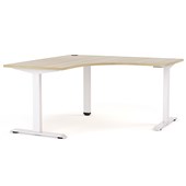 KNIGHT HAVEN FIXED HEIGHT WORKSTATION W1800 X W1800 X H700MM SPECIFY FRAME  TOP COLOUR