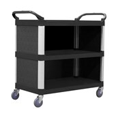 3 TIER 895MM X 505MM  SERVICE TROLLEY