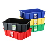 MINI STAKA RECYCLED HEAVY DUTY WAREHOUSE STORAGE BOX 10 LITRE SPECIFY COLOUR