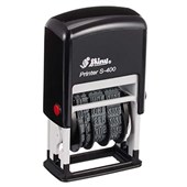 SHINY SELF INKING S400  DATER STAMP BLACK INK 4MM