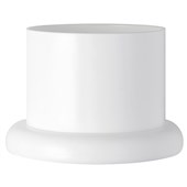 MPH SANITARY POD BIN CLASSIC FLOOR STAND WHITE ANTI SLIP DESIGN