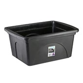 FISH BIN BLACK 30LT 510 X 385 X 235MM