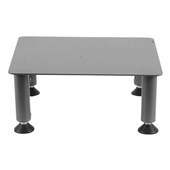 FLUTELINE STANDARD MONITOR STAND HEIGHT 120MM  190MMH CHARCOAL