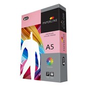 PAPERLINE COLOURS A5 COPY PAPER 80GSM PINK PACK 500 SHEETS