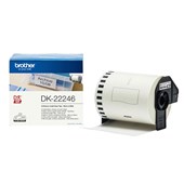 LABEL BROTHER DK22246 CONTINUOUS LENGTH PAPER TAPE 103MM X 3048M BLACK ON WHITE
