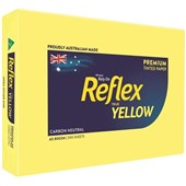 REFLEX COLOURS A5 COPY PAPER 80GSM YELLOW PACK 500 SHEETS