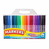 UBL MARKERS FELT TIP COLOURING PKT24