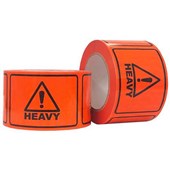 POMONA RIPA HEAVY SHIPPING LABELS 100MM X 72MM BLACK ON FLOURO  ROLL 660