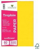 TPRSFTROPHEE A4 80GSM 500PK SUNFLOWER