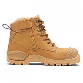 BOOT JOHN BULL BUCK 30 150MM ZIP STEEL CAP WHEAT WITH ANTI PENTRATION MID SOLE  SPECIFY SIZE