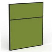 STUDIO 50 PARTITION W 1500 X H 1500 MM LIME GREEN BREATHE WITH BLACK FRAME