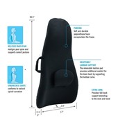 OBUSFORME HIGH BACK REST SUPPORT CUSHION 780MM X 430MM