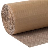 BUBBLEWRAP POLYBUBBLE KRAFT LINER  1 SIDE  1500MM X 60M P10K1