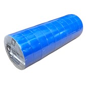 TAPE ELECTRICAL PVC ROLL 18MM X 20M BLUE PACK 10