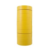 TAPE ELECTRICAL PVC ROLL 18MM X 20M YELLOW PACK 10