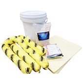 SPILL TECH 20L CHEMICAL SPILL KIT IN BUCKET WITH LID