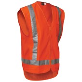 SAFETY VEST HI VIZ DAYNIGHT TTMCW ORANGE LARGE