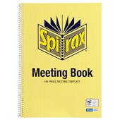 NOTEBOOK SPIRAX 705 MEETING BOOK A4 140 PAGE