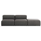 EDEN DISTRICT MODULAR DELUXE SOFT SEATING COUCH MODULE 1  3 SEATER INCL 2 SINGLE 1 OTTOMAN