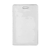 CLEAR VINYL SECURE HEAVY DUTY ID CARD POUCH PORTRAIT 70MM WIDE X 100MM HIGH EACH