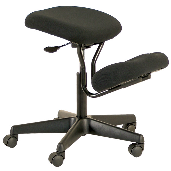 BURO KNEE OFFICE CHAIR HEIGHT ADJUSTABLE 1 LEVER BLACK Direct Office Products Depot