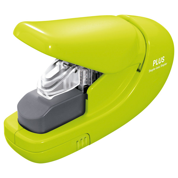 PLUS STAPLELESS STAPLER 31196 4 SHEET GREEN Direct Office Products Depot