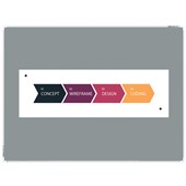 BOYD VISUALS PINBOARD H1200 X W1800MM GREY