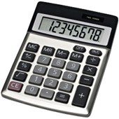 JASTEK COMPACT CALCULATOR 8 DIGIT METAL