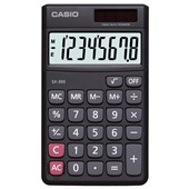 CASIO HANDHELD CALCULATOR SX300 8 DIGIT BLACK