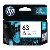 HP F6U61AA 63 INK CARTRIDGE TRI COLOUR PACK CYANMAGENTAYELLOW