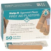 HELPIT PLASTERS PLASTIC REGULAR W19 X L72MM FLESH BOX 50