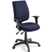 OPD TANE 2 OFFICE CHAIR HIGHBACK 2LEVER ADJUSTABLE ARMS QUANTUM NAVY