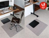 JASTEK SITSTAND CHAIRMAT KEYHOLE 910 X 1340MM