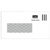 C9 E13 ENVELOPE POSTAGE INCLUDED WINDOW SELF SEAL W165 X L92MM WHITE BOX 500