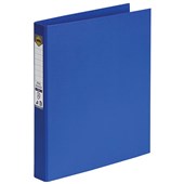 MARBIG LINEN RING BINDER PE 2D 25MM A4 MARINE