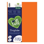 TROPHEE COLOURED PAPER A4 80GSM BRIGHT ORANGE PACK 100
