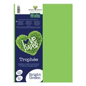 TROPHEE COLOURED PAPER A4 80GSM BRIGHT GREEN PACK 100