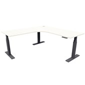 ZEALAND ELECTRIC WORKSTATION W1800 X W1800 X D700 X H6501250MM COASTAL ELM TOP