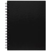 ICON SPIRAL NOTEBOOK A5 HARD COVER BLACK 200 PAGE
