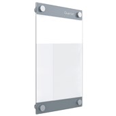 QUARTET INFINITY GLASSBOARD CUSTOMIZABLE 279 X 432MM WHITE