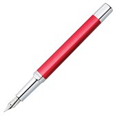 STAEDTLER TRIPLUS PREMIUM FOUNTAIN PEN MEDIUM NIB RED BARREL