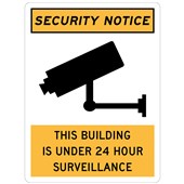 SAFETY SIGN W225 X H300MM SURVEILLANCE CAMERA OPERATING