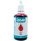 LEDAH STAMP INK 50ML RED