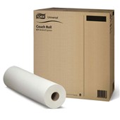 TORK 125161 UNIVERSAL COUCH ROLL W550MM X L50M WHITE