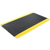 DIAMOND PLATE MAT ANTI FATIGUE  HEAVY DUTY 1500X900MM BLACK AND YELLOW