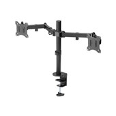 DIGITUS 1532 INCH UNIVERSAL DUAL ARM MONITOR CLAMP BASE MOUNT